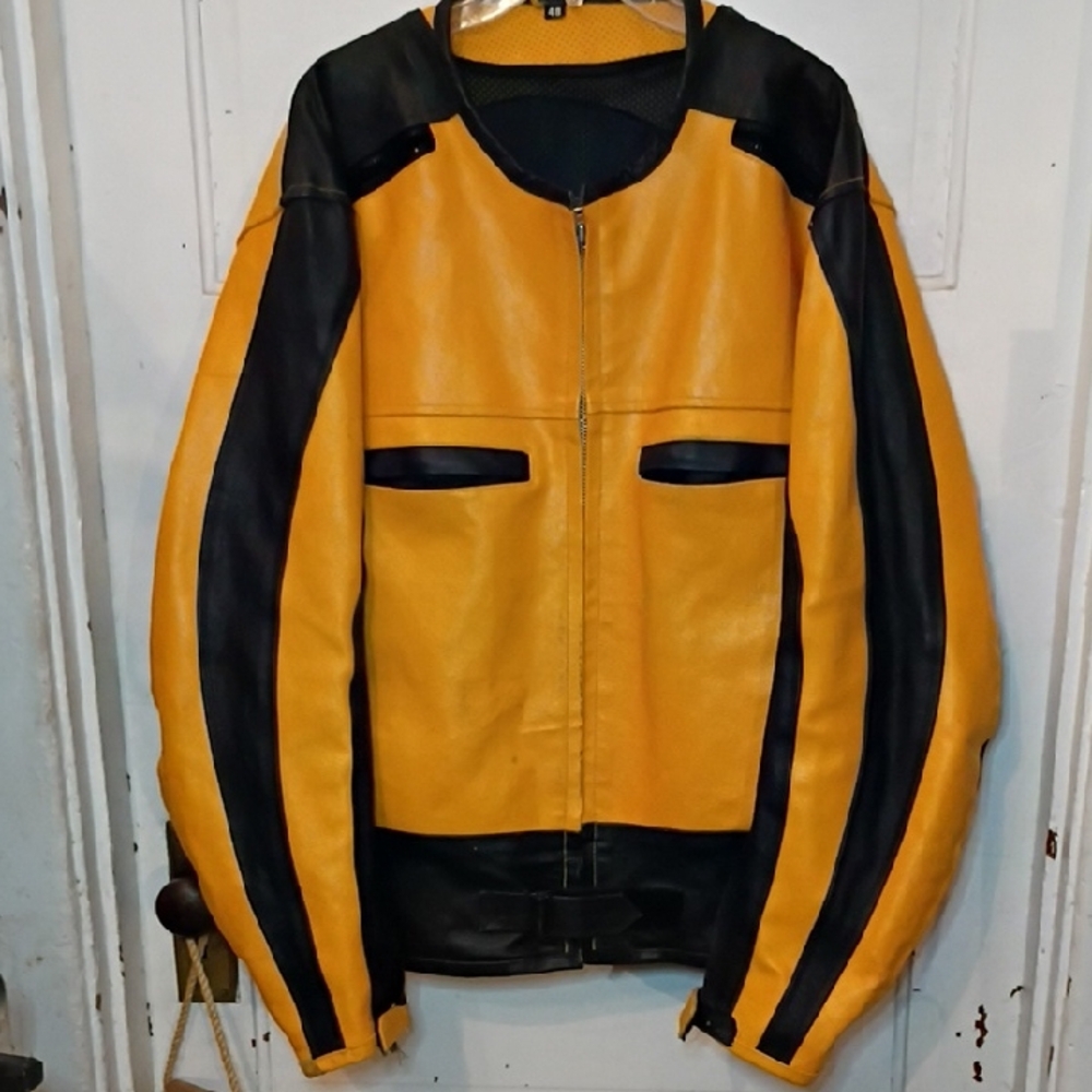 Men's Yellow and Black Jacket
